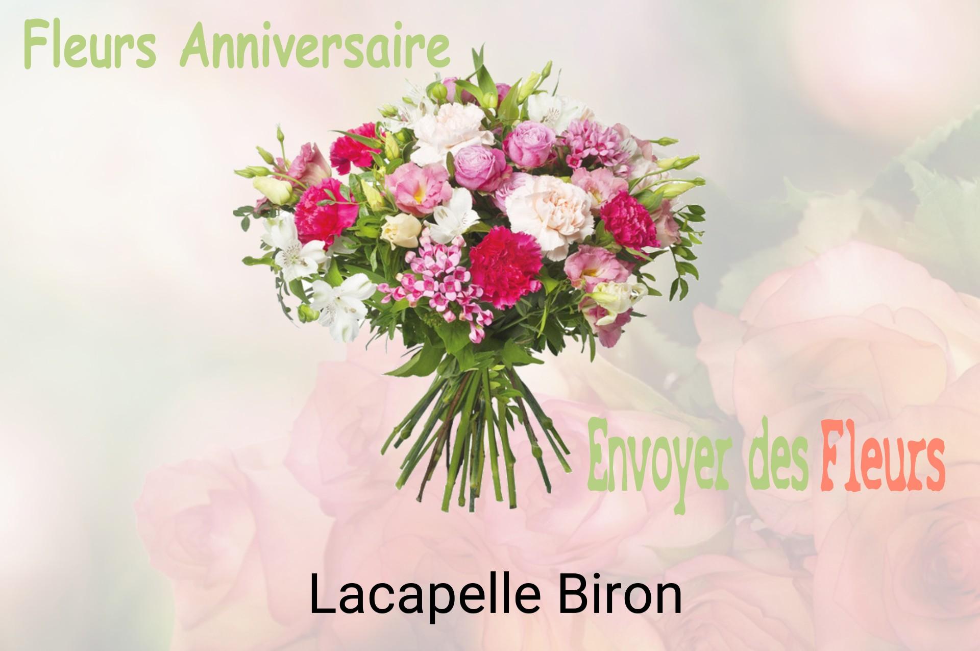 Bouquet de fleurs d’anniversaire livré à Lacapelle-Biron