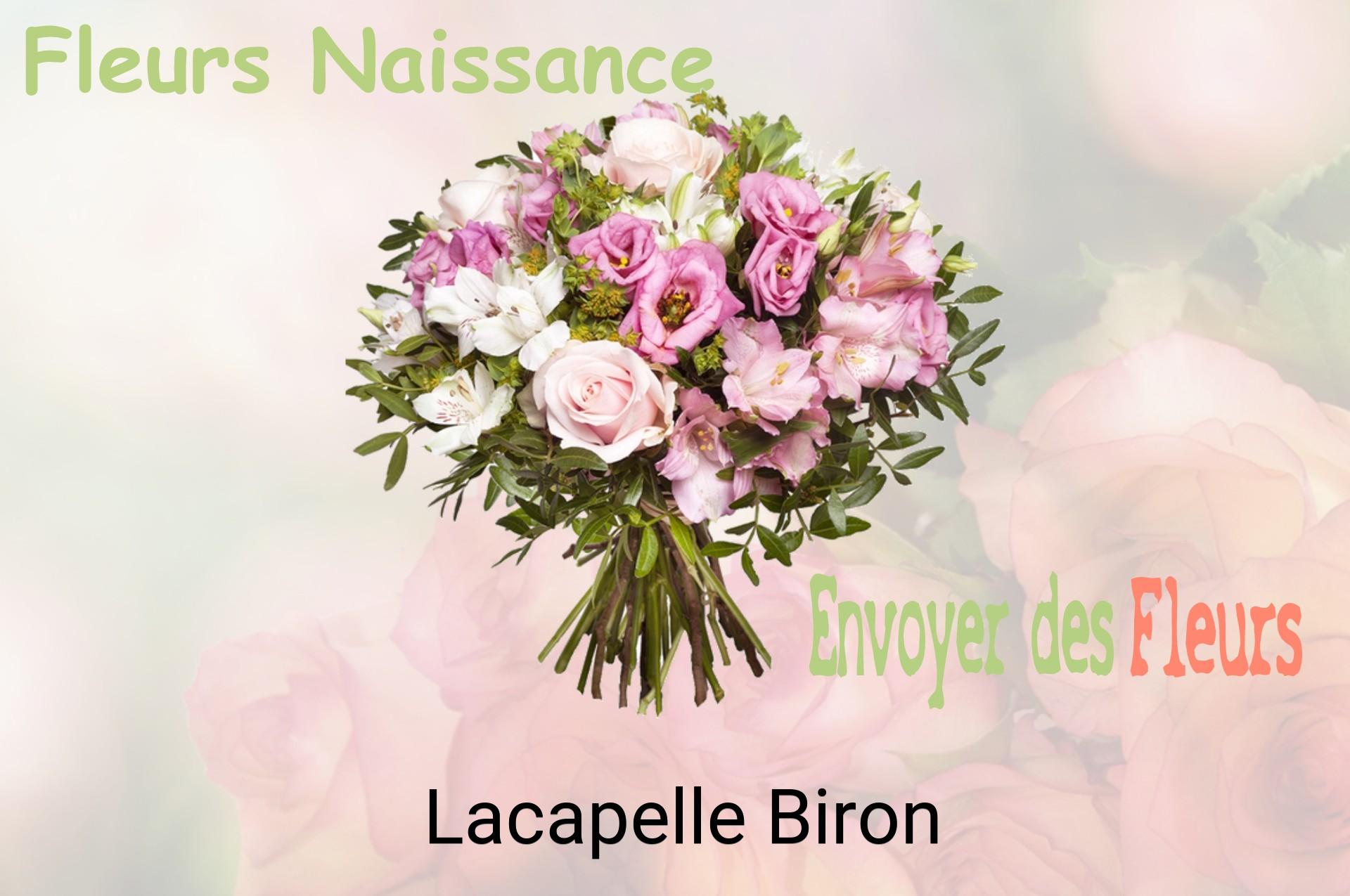 Bouquet de fleurs de naissance livré à Lacapelle-Biron
